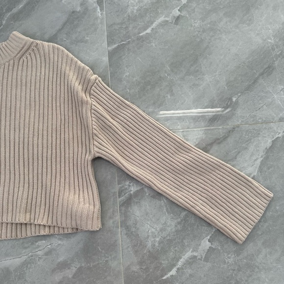 Women’s H&M Long Sleeve Ribbed Knit Crew Neck Sweater Cotton Blend Size Medium - Picture 8 of 15